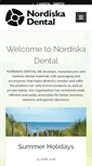 Mobile Screenshot of nordiskadental.se