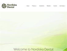 Tablet Screenshot of nordiskadental.se